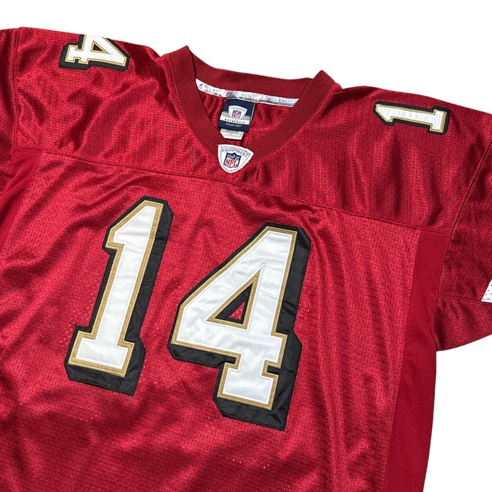 Vintage Y2K Reebok San Francisco 49ers JT O'Sullivan Stitched Jersey Mens 50 - Picture 3 of 13